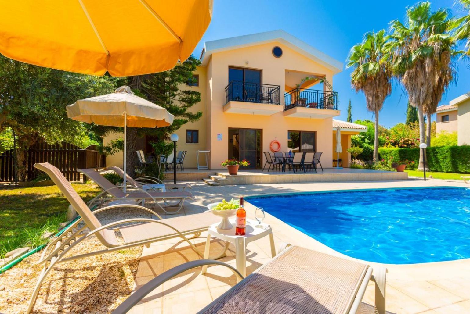 Villa Halima Stefanos Polis Eksteriør bilde